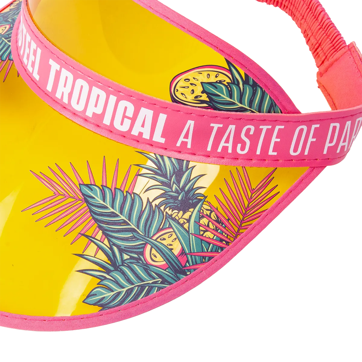 Kasteel Tropical visière soleil édition collector jaune