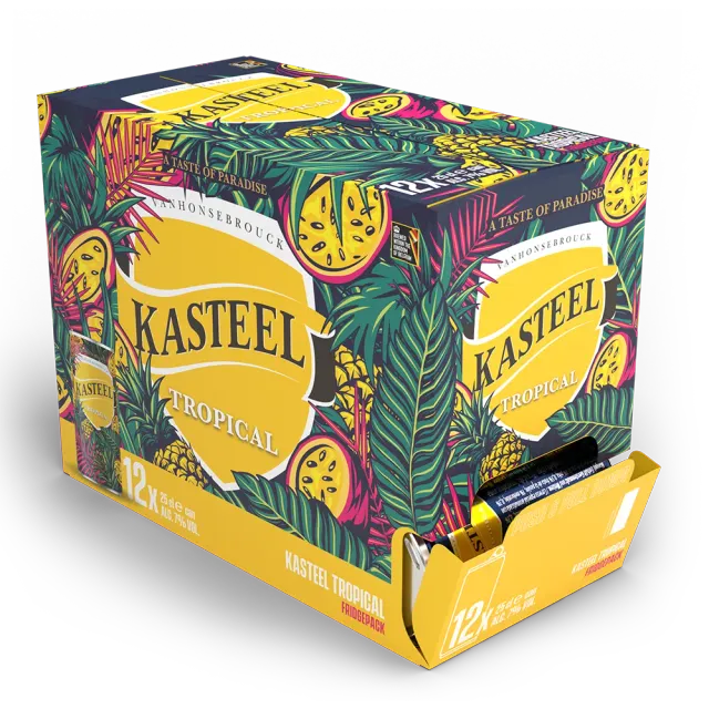 Kasteel Tropical bière fruits 12x25cl passion mangue 7°