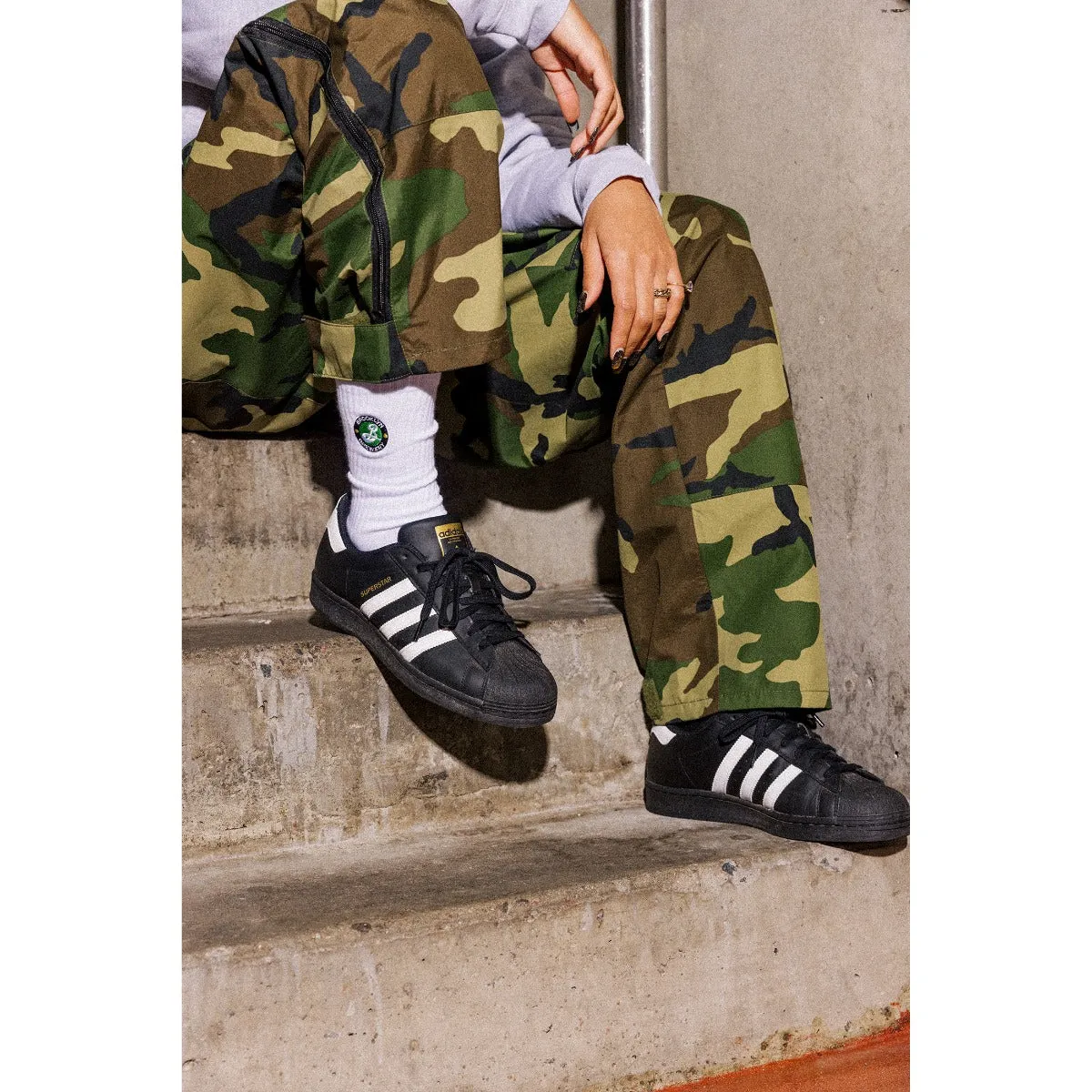 Brooklyn Brewery chaussettes blanches coton taille unique