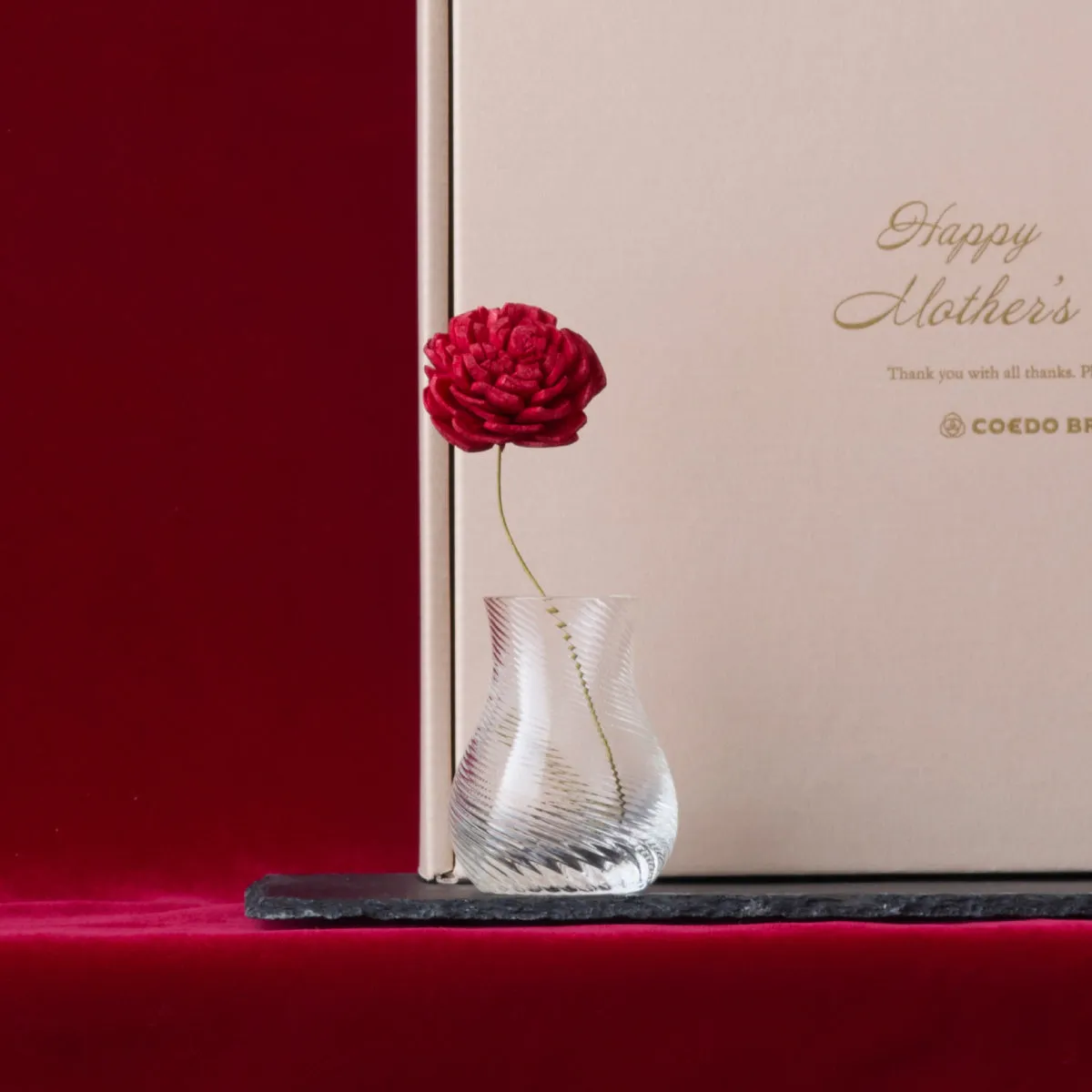 Coedo Fête des Mères coffret 6 bières + fleur