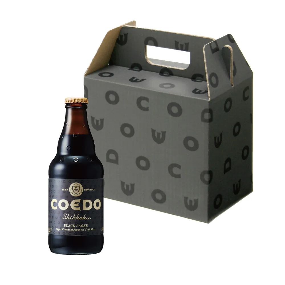 Coedo Shikkoku bière black lager 6 x 33,3 cl torrefiee