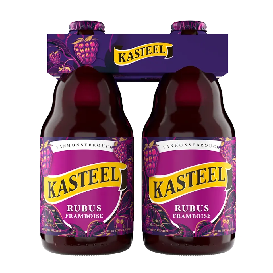 Kasteel Rubus Framboise bière fruitée pack de 4