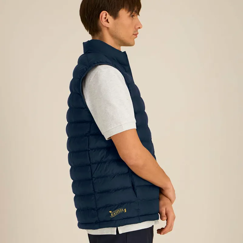 Kasteel Bodywarmer Navy gilet matelassé recyclé