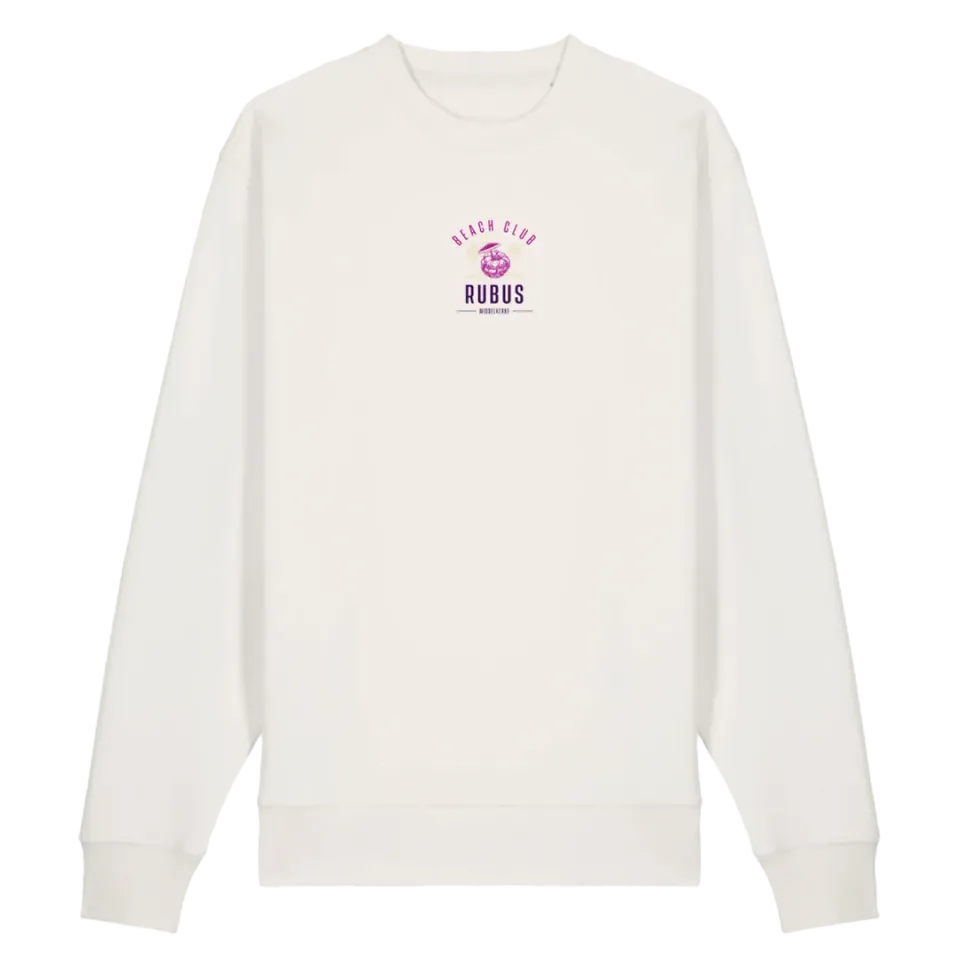 Kasteel Rubus sweat oversize coton bio écru