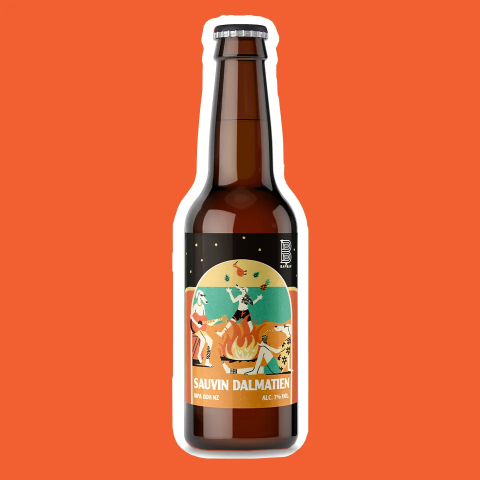 BAPBAP Archive Sauvin Dalmatien Double IPA 12x33cl Nelson