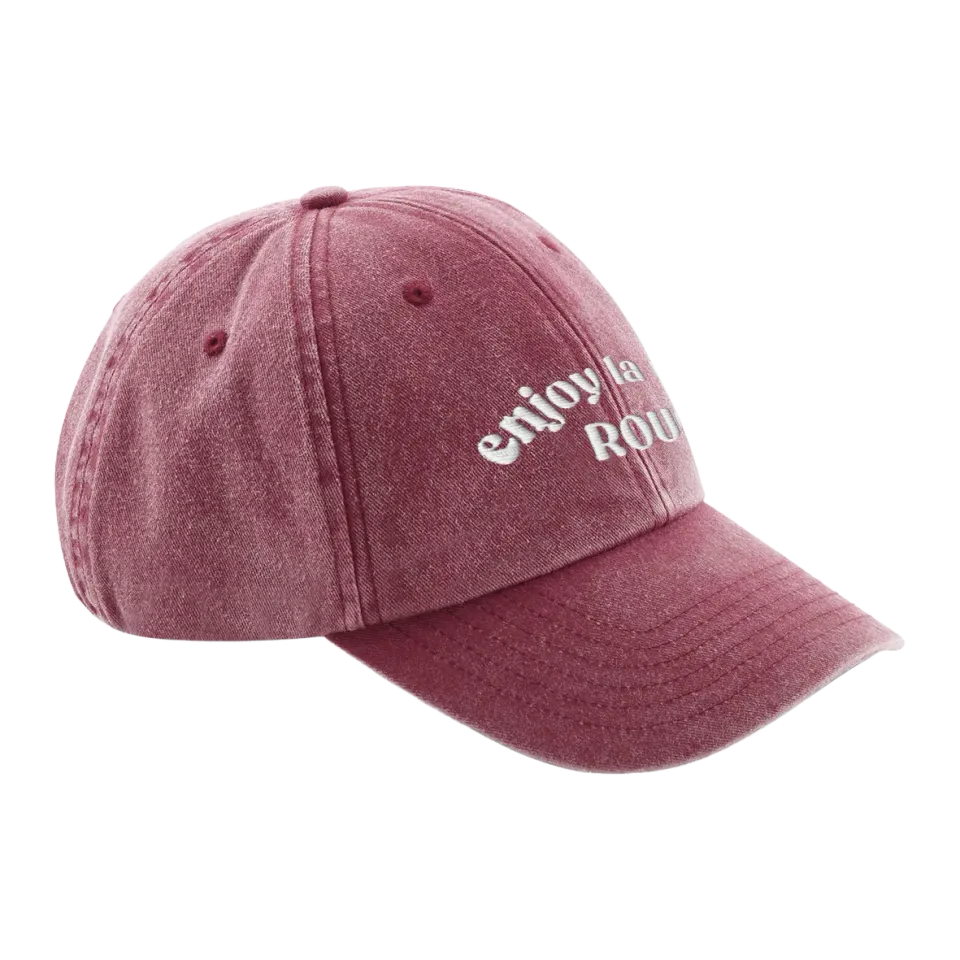 Kasteel Rouge Vintage casquette rouge coton lavé