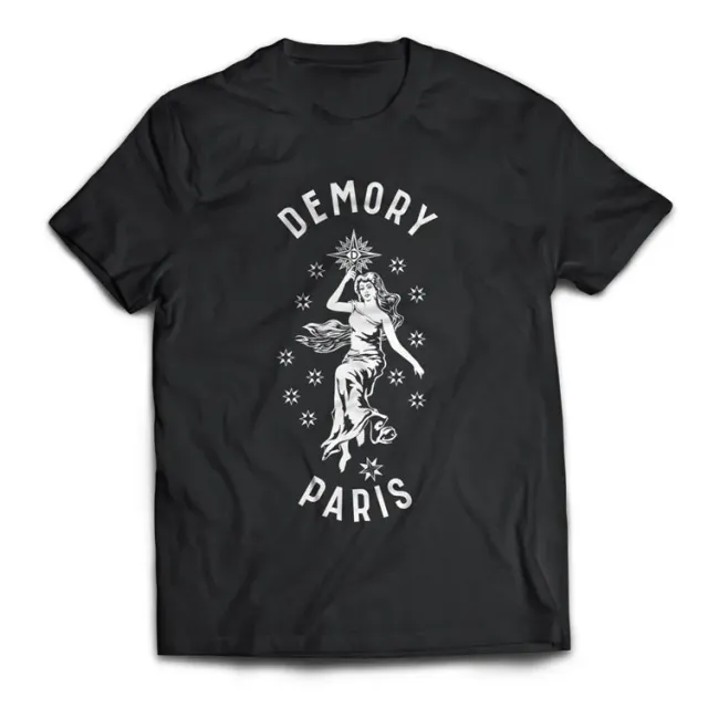 Demory Paris T-shirt noir unisexe coton