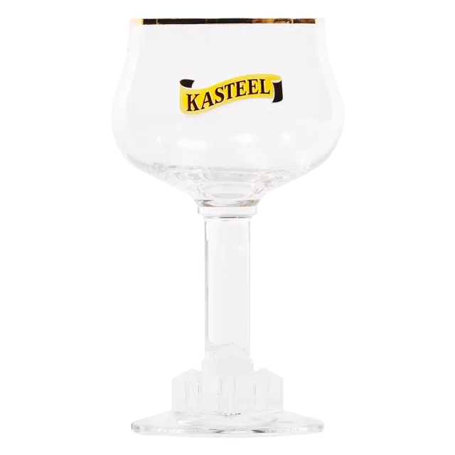 Kasteel Glas verre à bière 25cl calice pied 3D