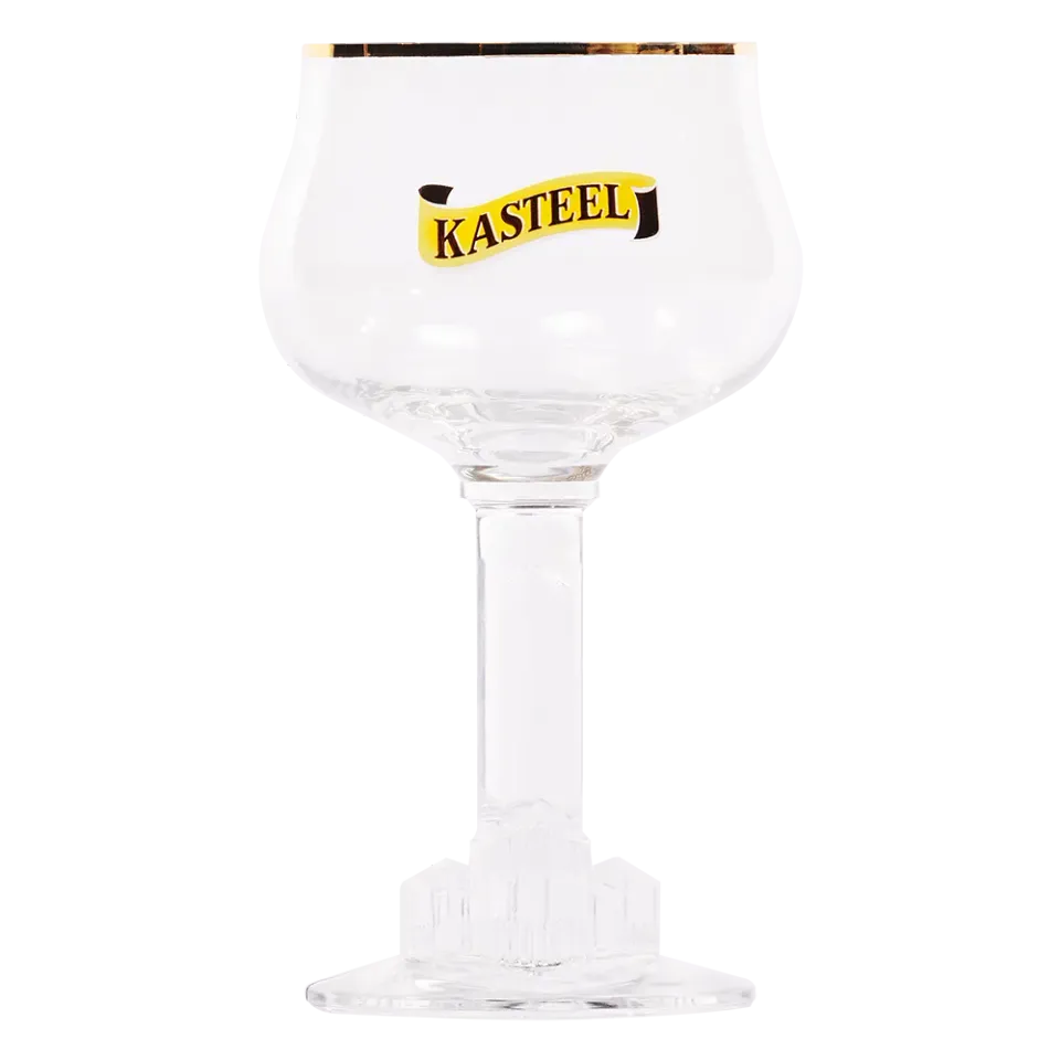 Kasteel Glas verre à bière 25cl calice pied 3D