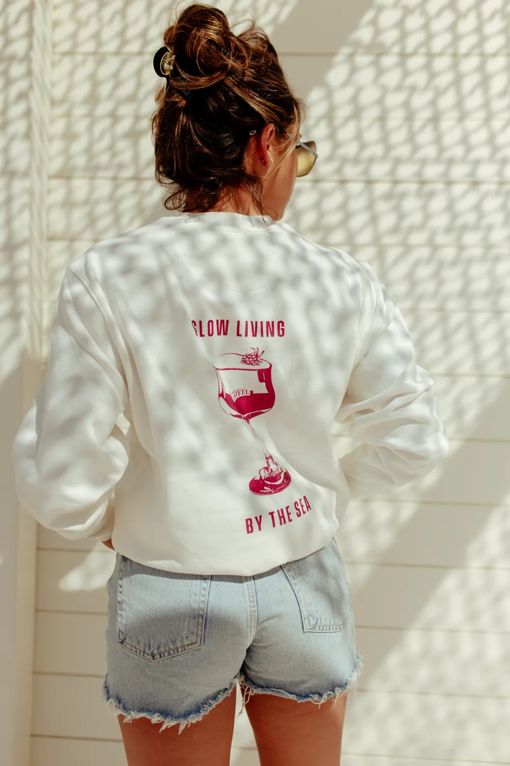 Kasteel Rubus sweat oversize coton bio écru