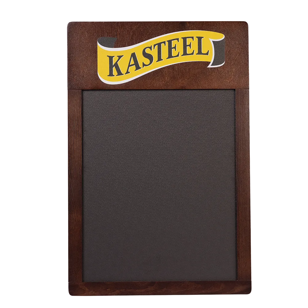 Kasteel Krijtbord ardoise murale 64x40 cm bois