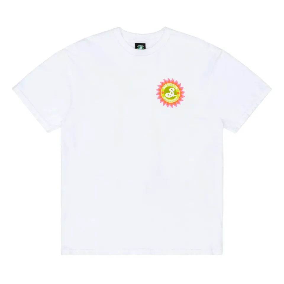 Brooklyn Playa de Brooklyn Graphic Bottle t-shirt coton