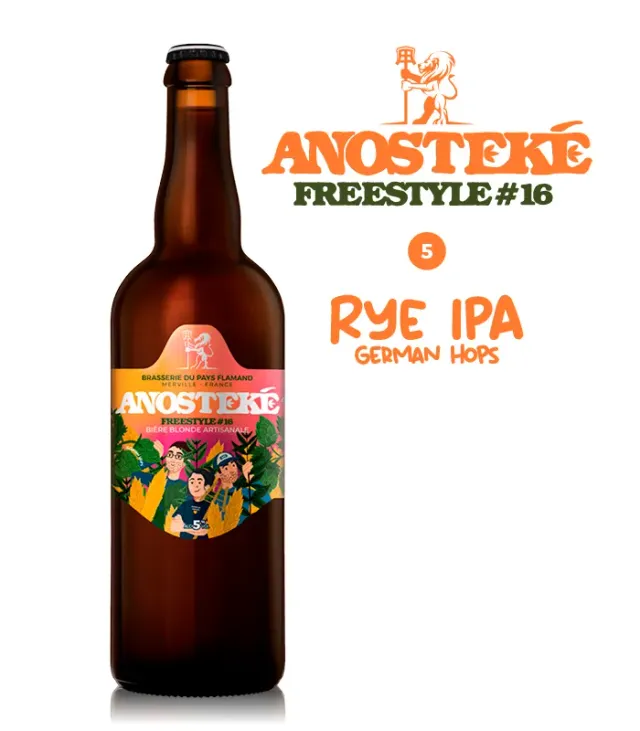 Anosteké Freestyle #16 bière houblonnée 44 cl