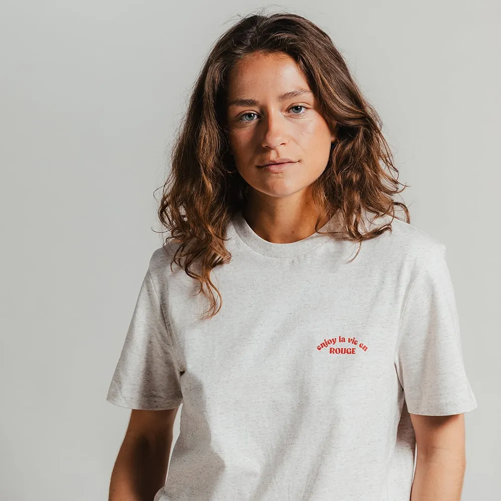 Kasteel Rouge Enjoy T-shirt coton bio Eco Heather