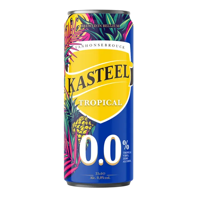 Kasteel Tropical 0.0 bière sans alcool 33 cl fruitée