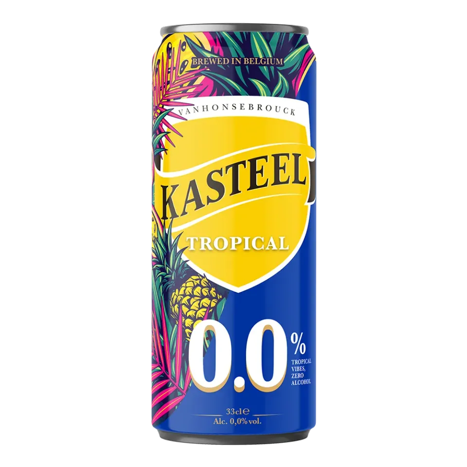 Kasteel Tropical 0.0 bière sans alcool 33 cl fruitée