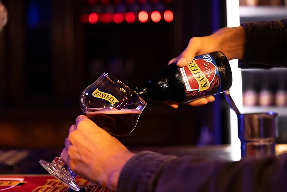 Kasteel Rouge 0.0 bière sans alcool pack 4 cerise