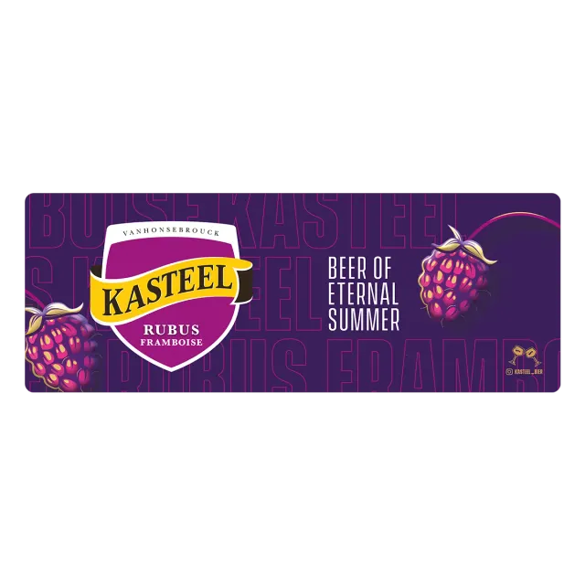 Kasteel Rubus Framboise tapis de bar 58 cm
