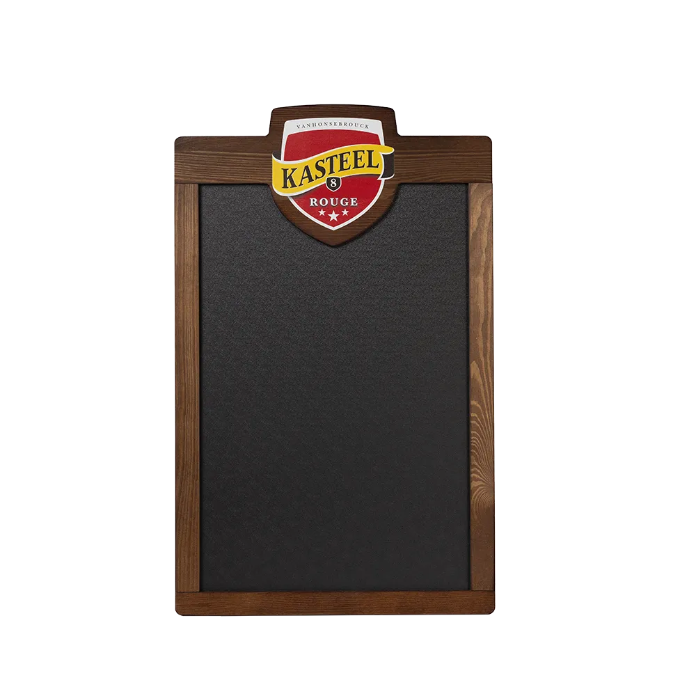 Kasteel Rouge ardoise murale 64x40 cm craie