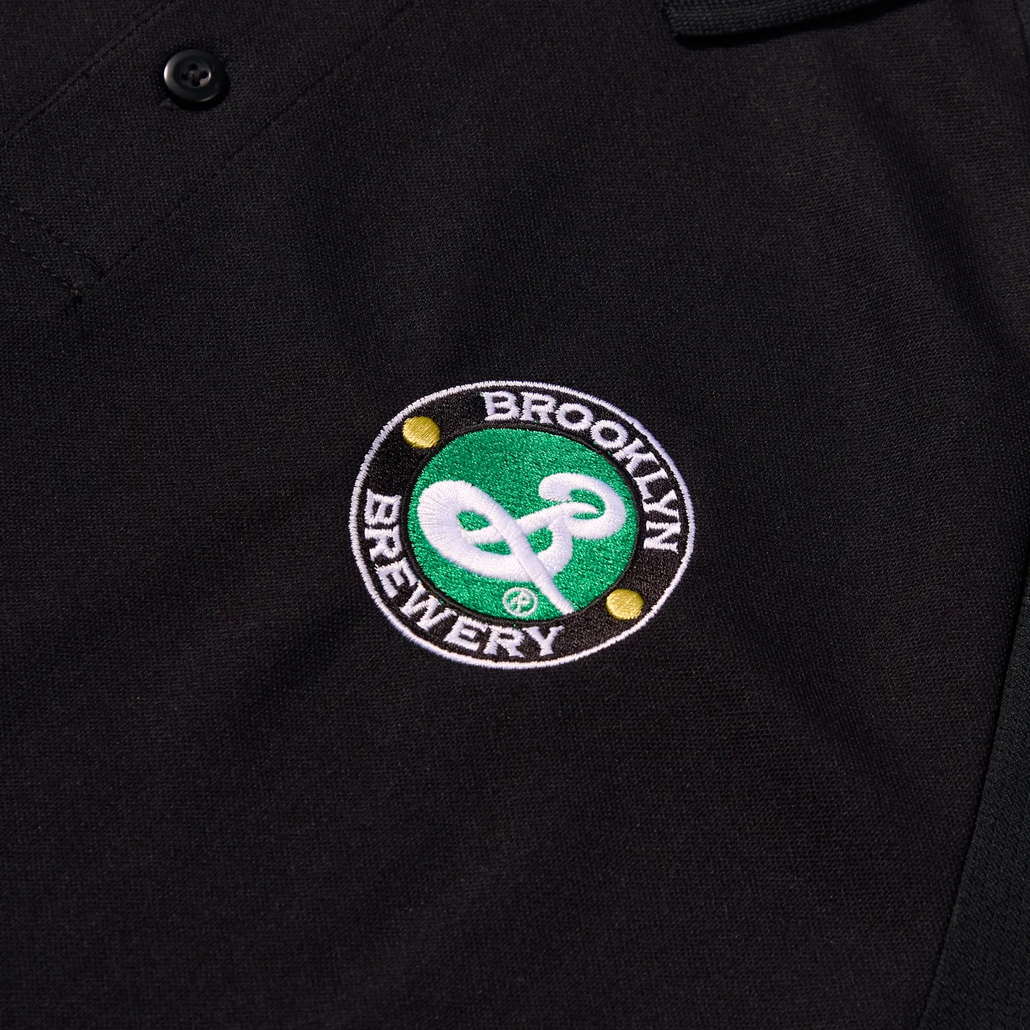 Brooklyn Brewery Golf Polo polo noir confortable