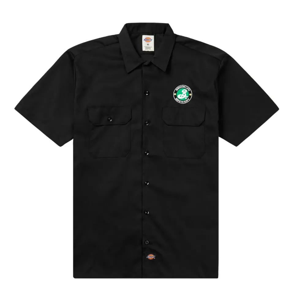 Brooklyn Brewery Brewer's Work Shirt chemise twill brodée