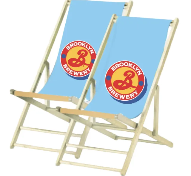 Brooklyn Summer Ale chaise de plage lot de 2 porte-bouteille