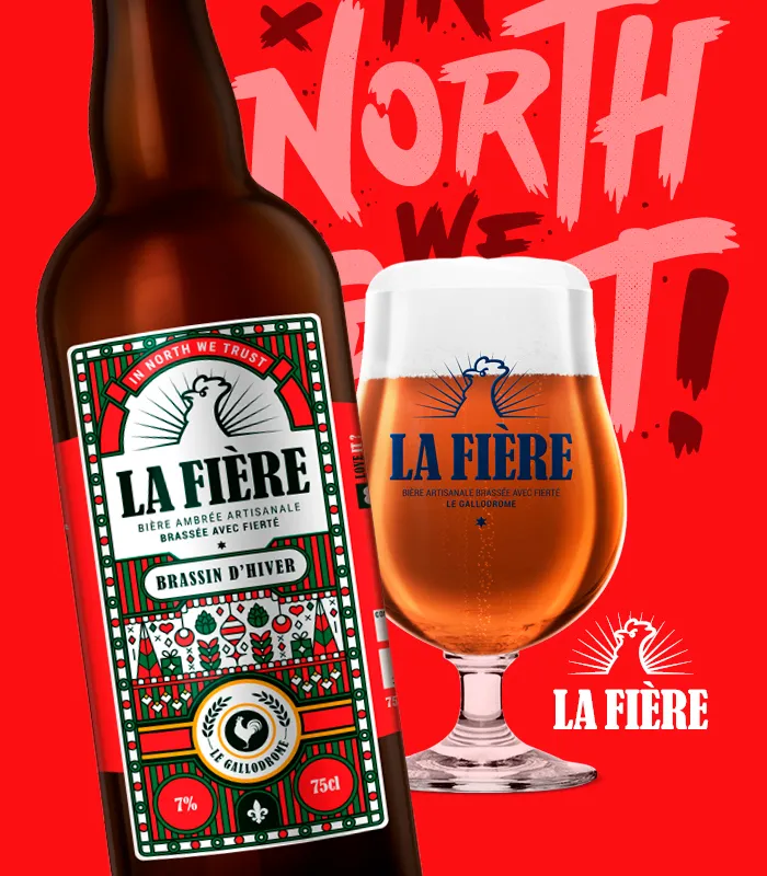 Anosteke La Fière Brassin d'Hiver bière ambrée épices 33cl