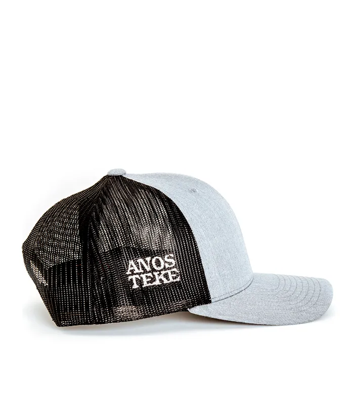 Anosteké Casq’Anosteké casquette grise houblon