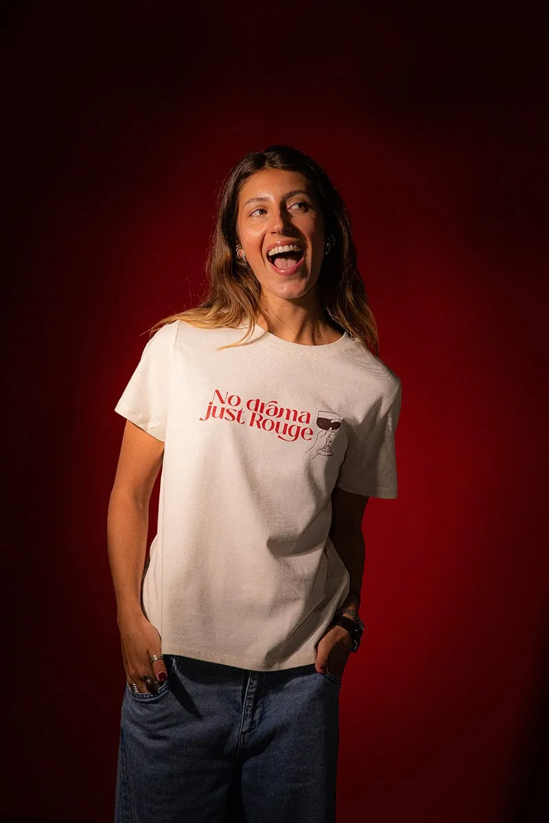 Kasteel Rouge T-shirt femme coton bio écru