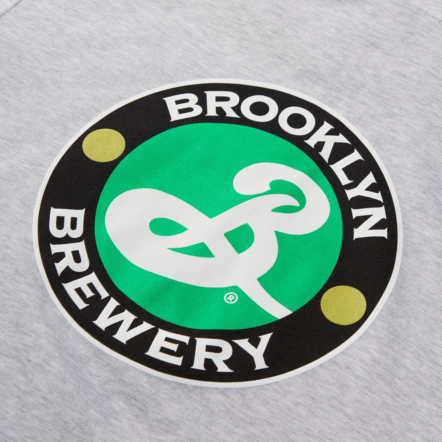Brooklyn Brewery sweat zippé gris capuche coton S-XXL