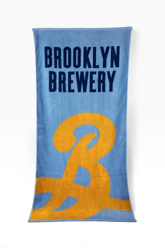 Brooklyn Summer Ale serviette de plage bleu clair