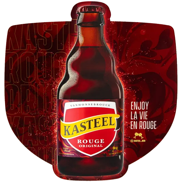 Kasteel Rouge Ledsign enseigne LED 46 cm