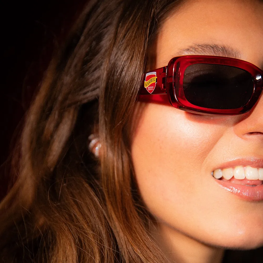 Kasteel Rouge lunettes de soleil rouges festival
