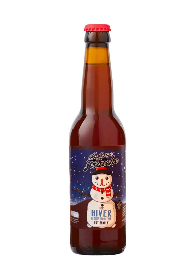 La Gorge Fraîche Bière Hiver érable – ambrée artisanale