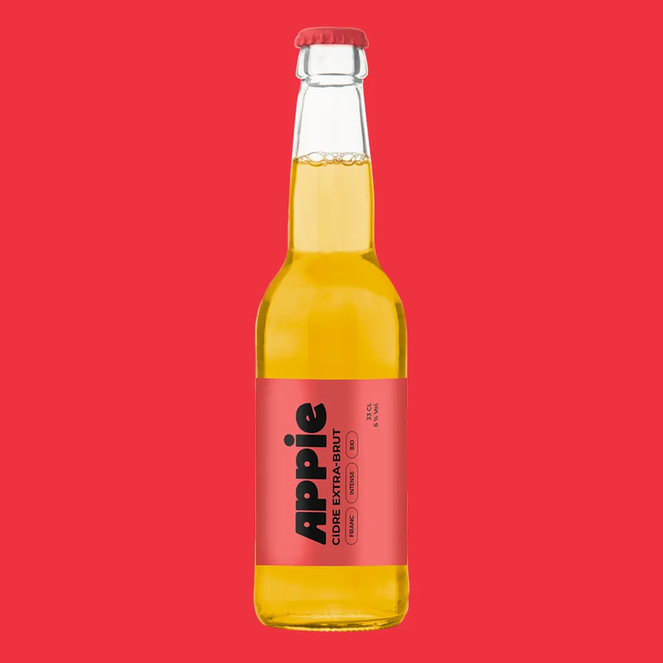 BAPBAP Appie Cidre Extra Brut bio 12x33cl 7 pommes