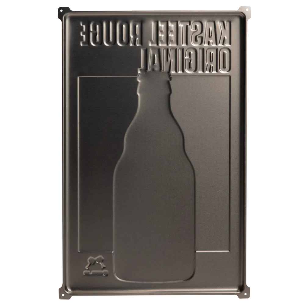 Kasteel Rouge plaque murale alu 40 x 60 cm