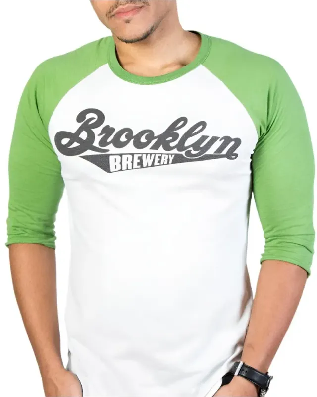 Brooklyn Baseball t-shirt manche 3/4 raglan coton