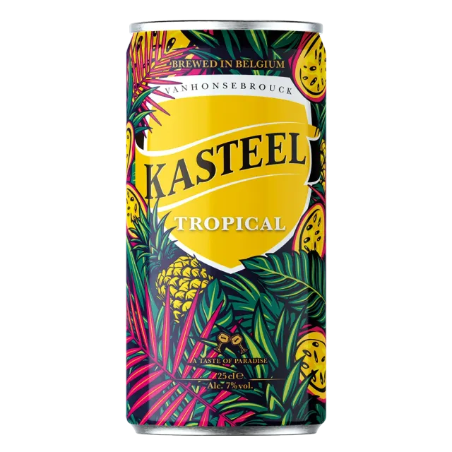 Kasteel Tropical bière 25 cl canette fruits exotiques