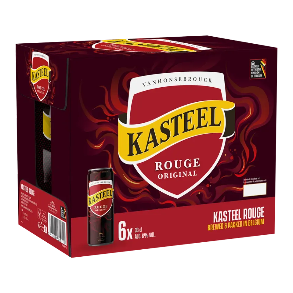 Kasteel Rouge bière cerise pack 6x33 cl 8%