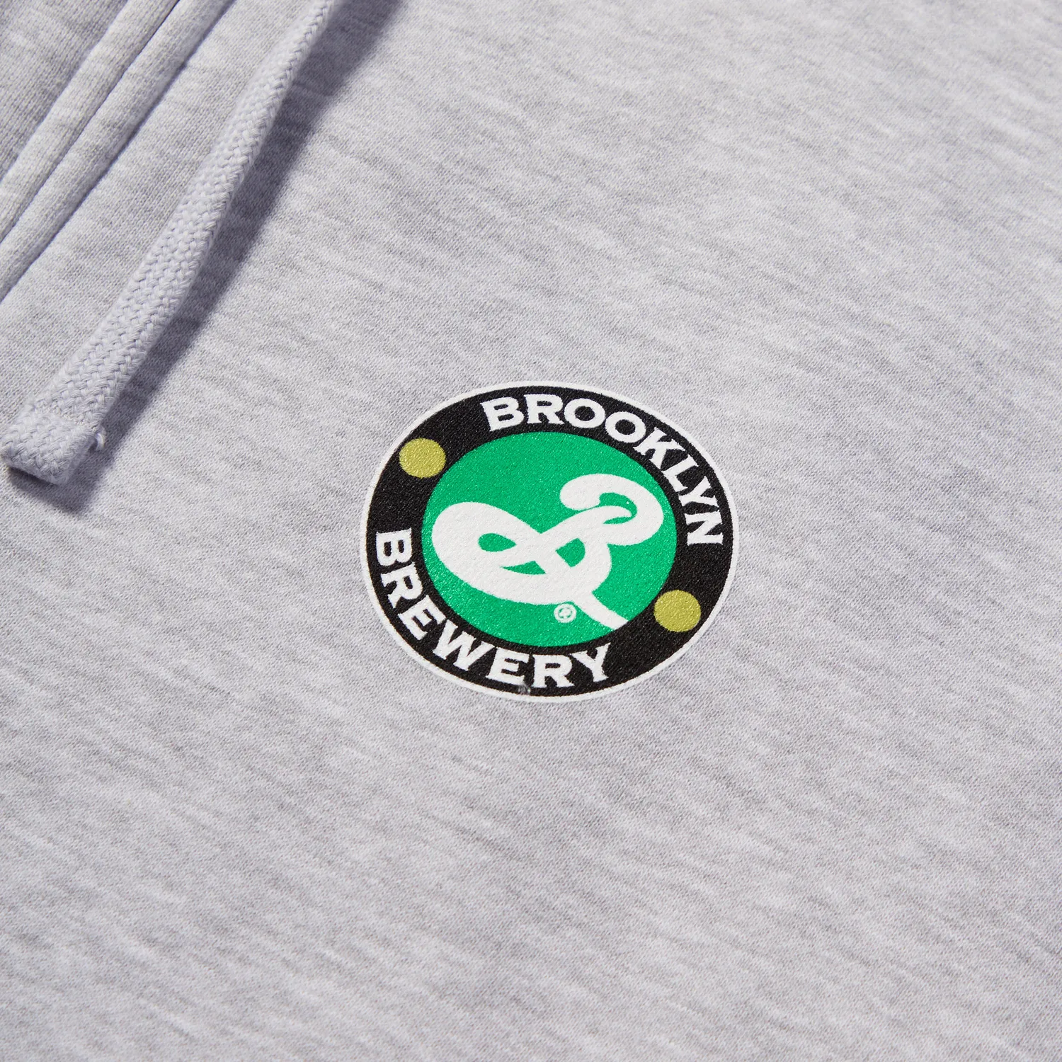 Brooklyn Brewery sweat zippé gris capuche coton S-XXL