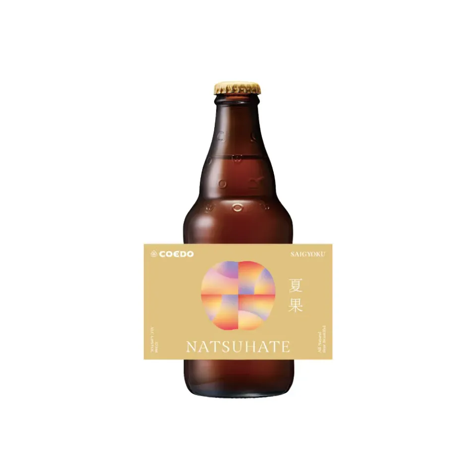 Coedo Natsuhate 2024 biere 6 bouteilles à la poire