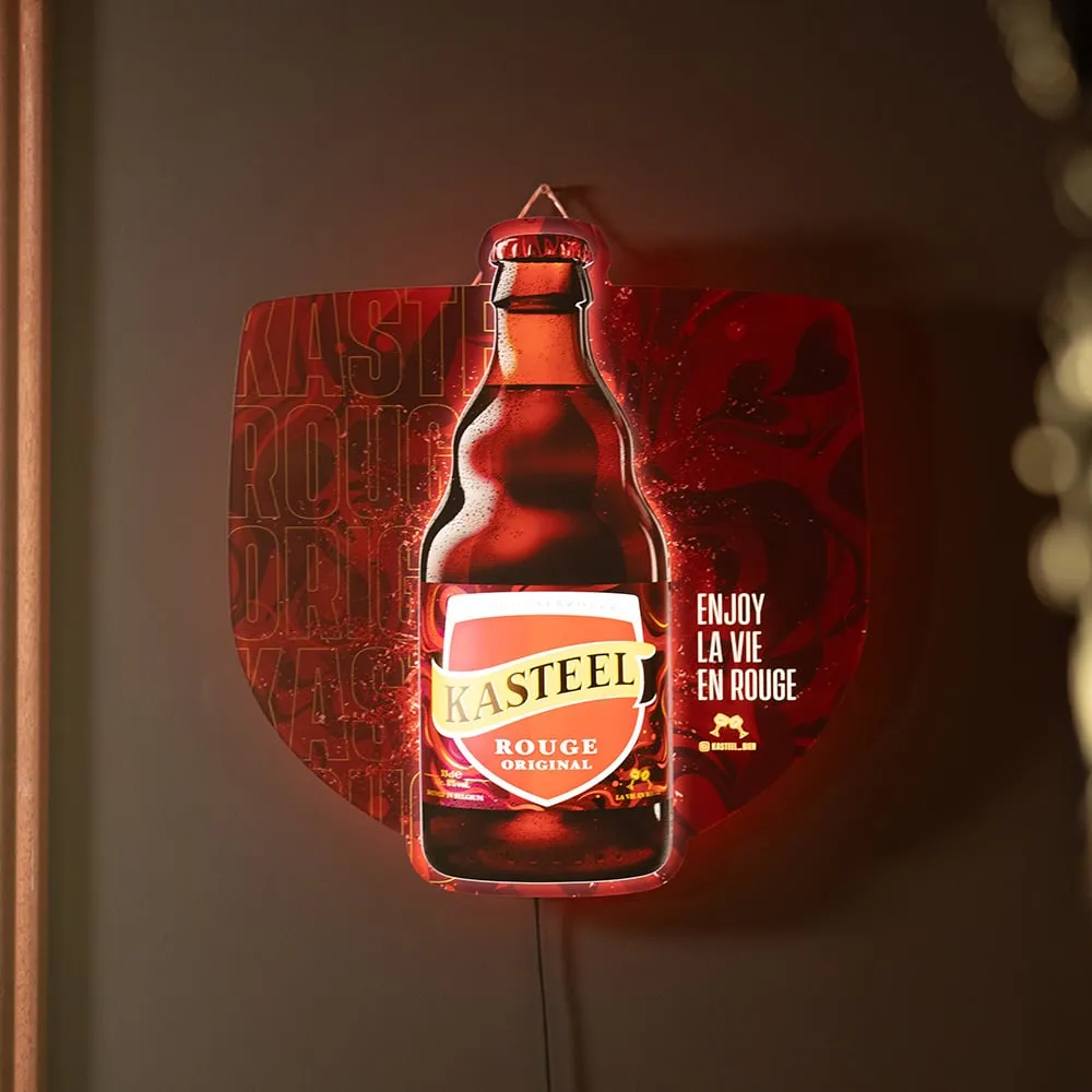 Kasteel Rouge Ledsign enseigne LED 46 cm