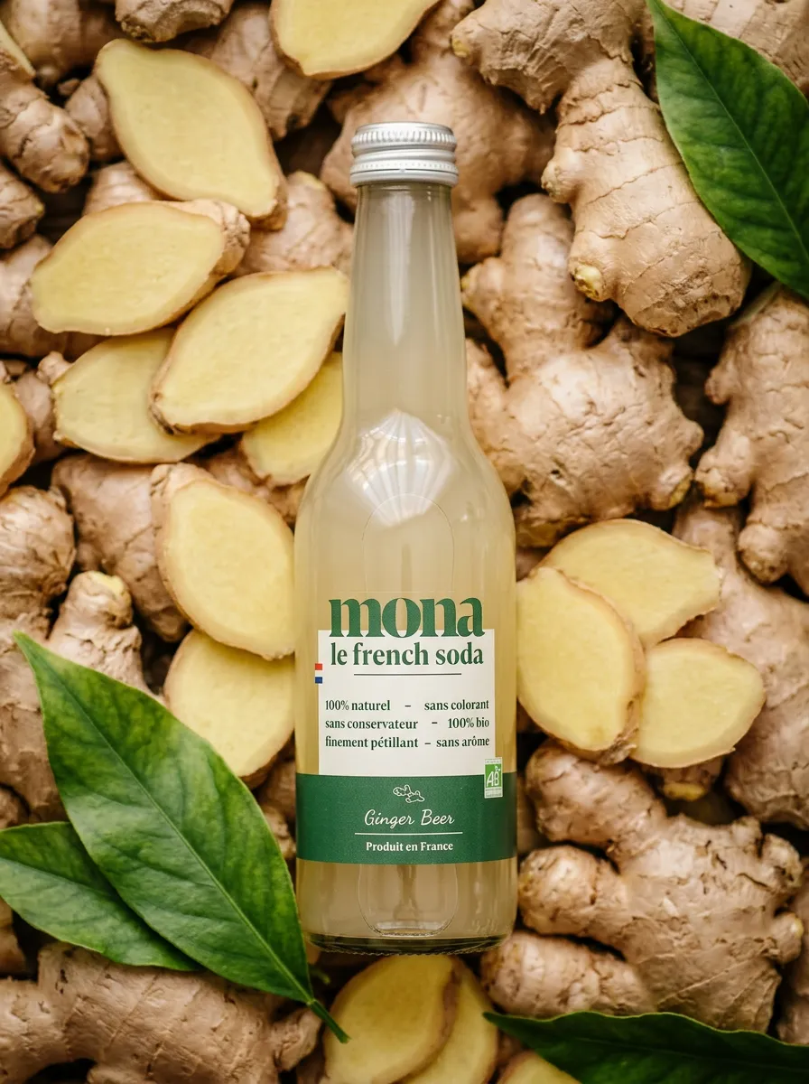 BapBap Ginger Beer soft bio 12x33cl gingembre
