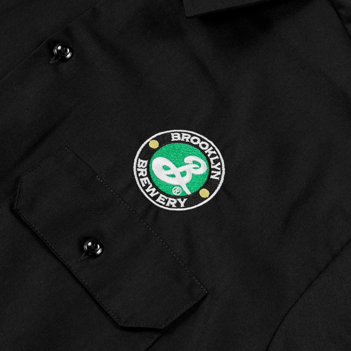 Brooklyn Brewery Brewer's Work Shirt chemise twill brodée
