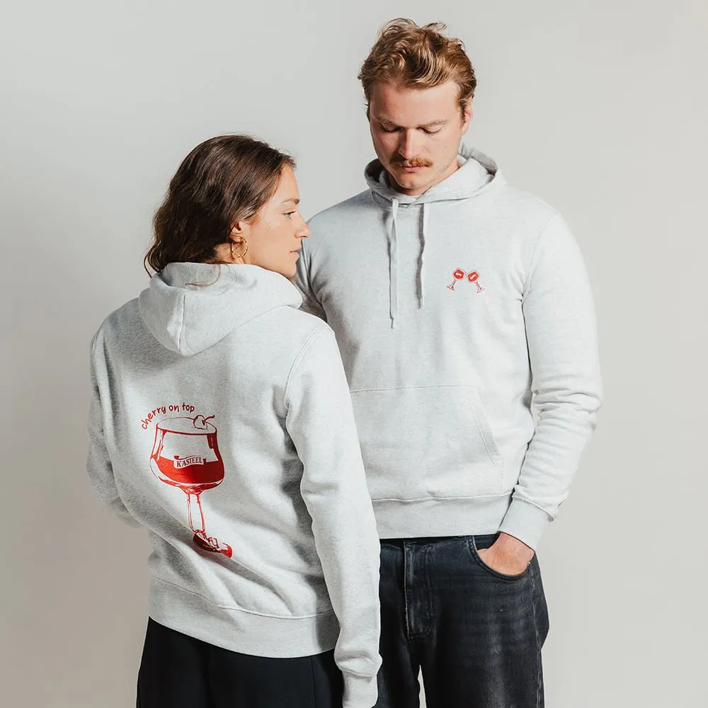 Kasteel Rouge Cherry On Top sweat gris chiné