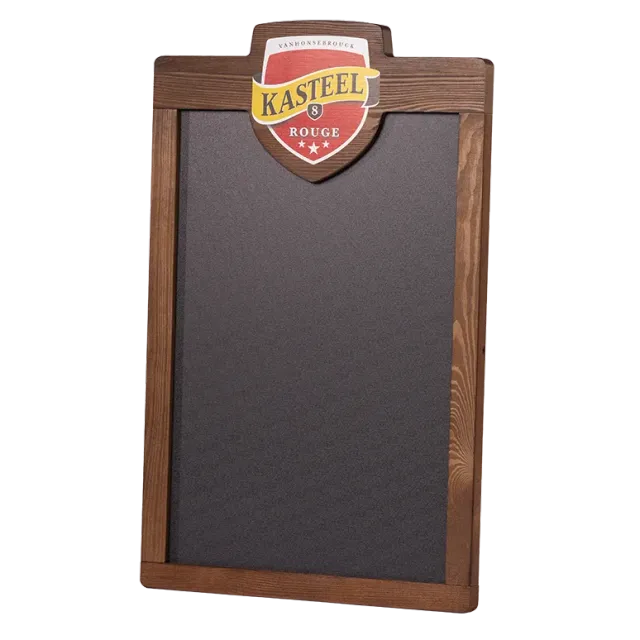 Kasteel Rouge ardoise murale 64x40 cm craie