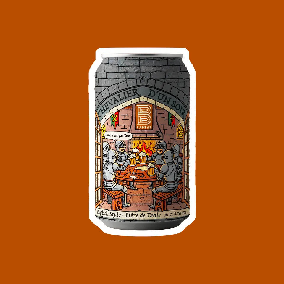 BapBap Chevalier d'un Soir bière table 12x33cl 3,3%